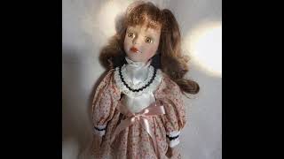 #Porcelain Doll by K.C /Height 17\