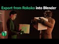 How to Export mocap from Rokoko and import the animation in Blender