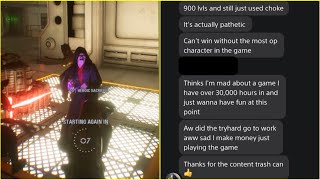 Toxic Player LOSES HIS MIND | STAR WARS Battlefront II