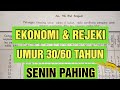 REJEKI SENIN PAHING UMUR 30/60 TAHUN||PRIMBON