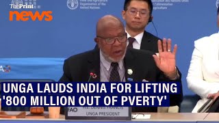 UNGA lauds India for 'lifting 800 mn people' out of poverty \u0026 efficient use of smartphone banking