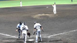 平成23年8月3日 9回表　小林雅　ウエスタンリーグオリックス戦（北神戸）