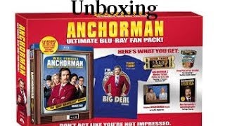 Anchorman Walmart Exclusive Unboxing ULTIMATE BLURAY FANPACK!