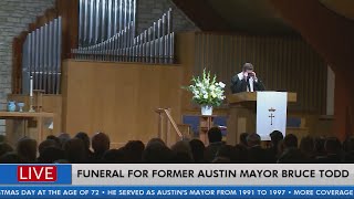 Funeral service held for former Austin Mayor Bruce Todd