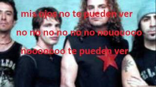 MANA - MIS OJOS NO TE PUEDEN VER - LETRA