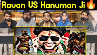 Reaction On Ravan vs Hanuman Ji🔥| Hanuman ji attitude status🚩💛.