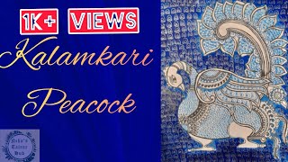 KALAMKARI PEACOCK PAINTING||KALAMKARI ARTWORK|| Neha's Talent Hub