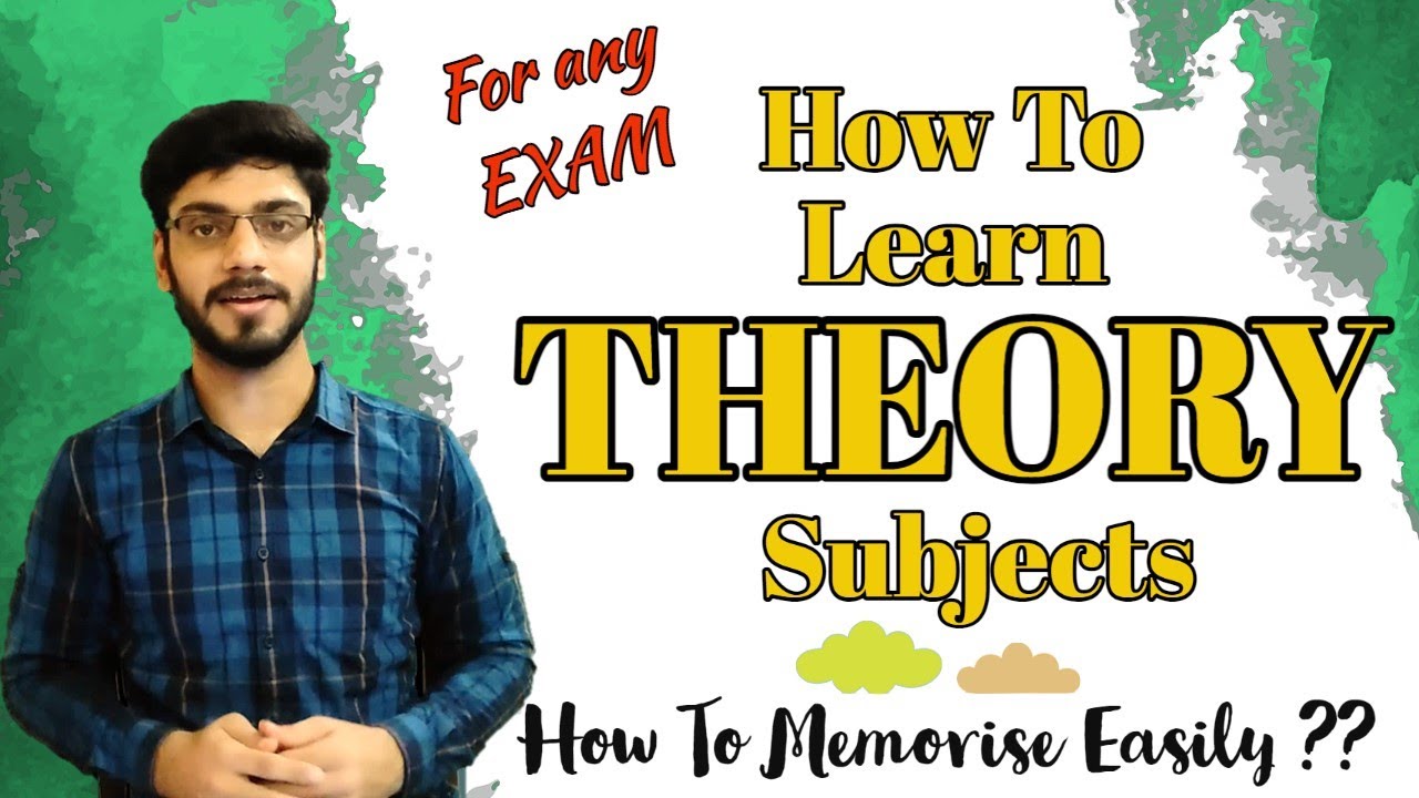 How To Learn Theory Subjects For Any Professional Exams ||How To ...