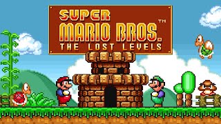 SMAS Super Mario Bros.: The Lost Levels (1993) SNES - Play as Luigi [TAS]
