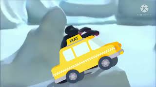 Pingu attempts to be a car slayer