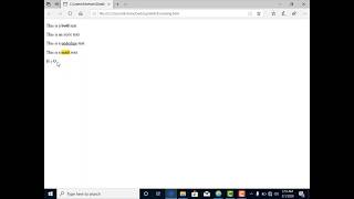 HTML text Formatting - Part #6