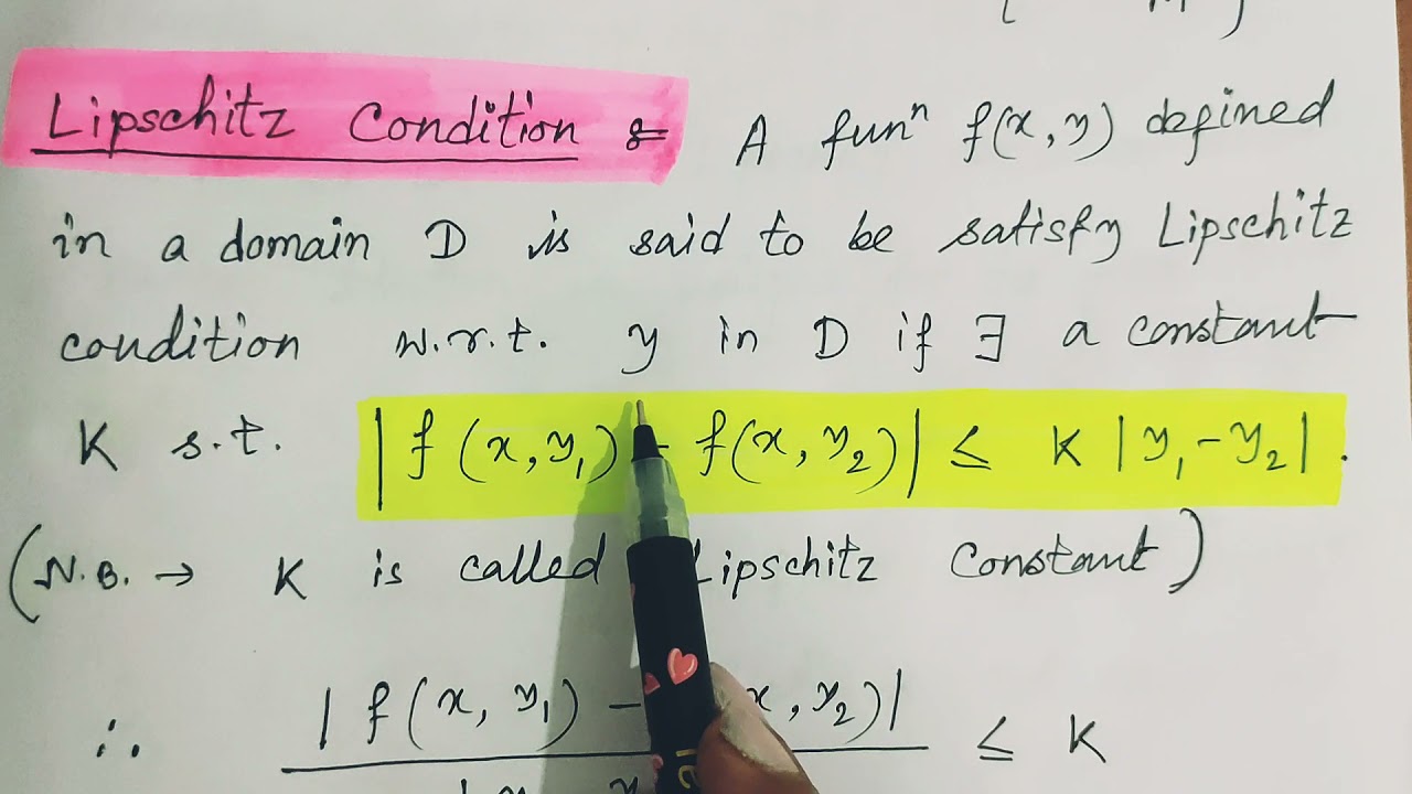 Lec4| Existence And Uniqueness Criteria Of ODE With Lots Of Examples ...