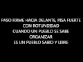 El libertador ska-p (letra)