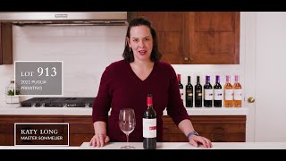 Wine Tasting: Lot 913 2021 Puglia, Italy Primitivo