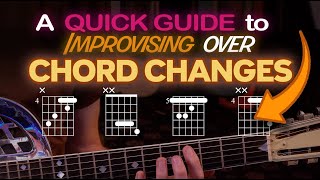 A quick guide to improvising over chord changes. Guitar improvising made easy! Guitar Lesson - ML106