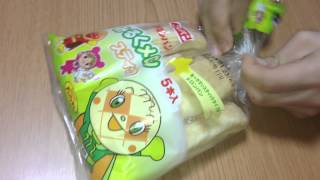 🇯🇵フジパン　メロンパンナのみるくメロンスティック　Melon flavored bread