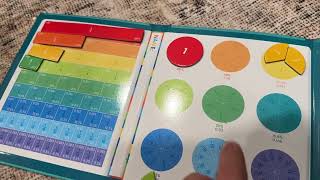 Easy to teach fractions with Magnetic Fraction Puzzle Tiles