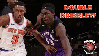 Siakam DOUBLE DRIBBLE - Raptors CHOKE in Lowry's Return - Raptors vs Knicks Reaction