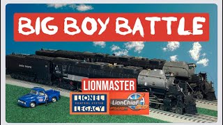 Big Boy BATTLE!  Legacy vs LionChief - Review \u0026 Comparison - Lionel Trains