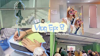 Vlog Ep : 8 | ไปเรียนมหาลัยเเบบเหงาๆ📖👩🏻‍🎓| มหาวิทยาลัยรังสิต RSU📕