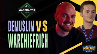 WC3 - DreamHack Summer '20 - EU  Closed Qualifier: [HU] DeMusliM vs. Warchiefrich [NE] (Decider)