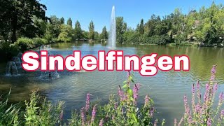 Sindelfingen Germany 🇩🇪 Walking Tour, 4K Video