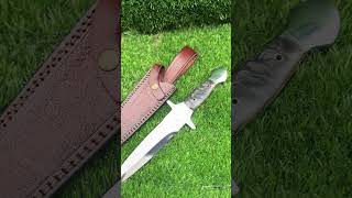 Handmade Stainless Steel High polish Dagger Bowie Knife, #knifeforsale #huntingknife #customknives