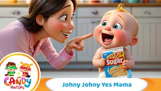 Johny Johny Yes Mama – A Fun Twist on a Classic Nursery Rhyme! – Candy Heroes