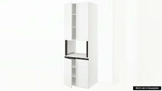 SEKTION IKEA High cabinet for micro w 4 doors white/Axstad matt white Review