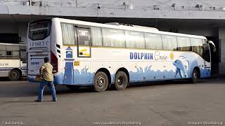 Reversing APSRTC DOLPHIN Cruise VOLVO AC B11R