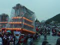 2017年、西条祭り（伊曾乃神社祭礼）川入り