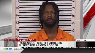 Pickens Co. sheriff arrests suspected armed robber