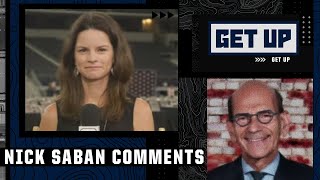 Paul Finebaum and Heather Dinich on Nick Saban's "mega-conference" comments | Get Up