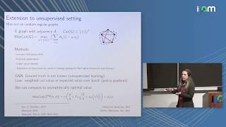Soledad Villar: "Graph neural networks for combinatorial optimization problems"