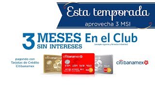 3 meses sin intereses en el Club