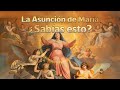 Asunción de la Virgen María Un Milagro del Cielo que Todo Católico Debe Conocer