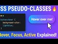 CSS Pseudo-Classes Explained 🔥 | Hover, Focus, Active Made Easy
