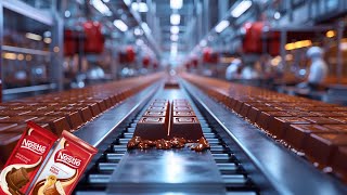 How Millions of Nestlé Chocolate Are Made: Inside the Factory Tour!