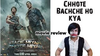 BMCM Bade Miyan Chote Miyan movie review | Akshay Kumar, Tiger Shroff, Prathviraj Sukumaran, Manushi