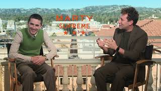 Timothée Chalamet & Mico Saad Talk Marty Supreme — Exclusive Interview