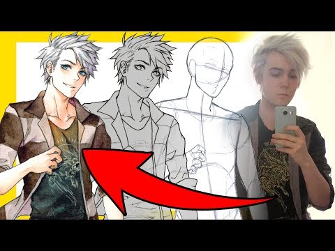 【How To Draw Yourself】as an Anime Character 【How To Draw Yourself】as an Anime Character