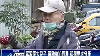 母喪求分財產辱父 不肖子判還400萬－民視新聞