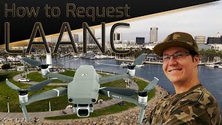 How to fly a drone LEGALLY - [LAANC Request Tutorial]