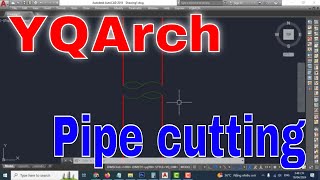 [YQArch Plugin for AutoCAD] Create pipe cutting symbol #yqarch