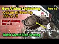 Merakit Dan Setting Mesin New Vixion Ligtening Bore Up 155 cc Pakai Piston Verza Modif Dome # Part 2