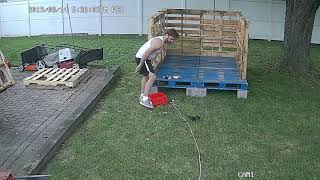 How to Make Shed From a Free Pallets part 1!!!!!!