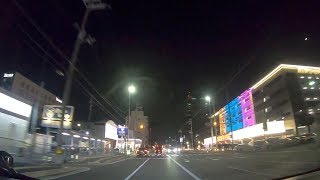 【車載動画 Kyoto Drive at night】夜の京都ドライブ　竹田街道久世橋通交差点〜久世橋通 〜 国道１７１号線 〜 菱川・上植野交差点　National Route 171 Japan