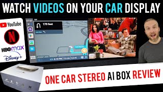 Watch YouTube, Netflix, HBO Max, and more on Your Car Display Plus Wireless Android Auto and Carplay