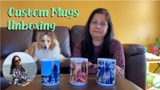 Unboxing my Custom Shutterfly Mugs I Indian Youtuber in America