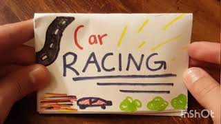 HOW TO MAKE A PAPER GAME - CAR RACING